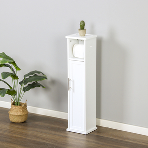 Porte-rouleau de <span class=keywords><strong>papier</strong></span> <span class=keywords><strong>toilette</strong></span> blanc de taille mini en MDF <span class=keywords><strong>pour</strong></span> <span class=keywords><strong>petit</strong></span> espace - Product Image 5