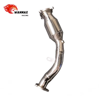 Collecteur d'échappement pour Audi A4 B8 (2008-2015) 1.8T/2.0T EA888, acier inoxydable de luxe de haute qualité, avant, améliore le débit du turbo 1