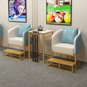 Elegante e confortevole sedia da biliardo e divano Set per <span class=keywords><strong>sala</strong></span> da biliardo o <span class=keywords><strong>sala</strong></span> piena di materiale spugna - Product Image 5