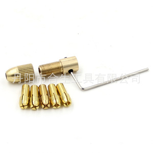 Juego de mandriles de latón Mr Drill de 0.5-3.0 mm con sujeción sin llave para taladradora - Product Image 4