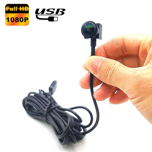 Mini 1080P USB OTG máy ảnh góc rộng UVC 1920x1080p 2MP 5MP WDR Full HD Micro PC Webcam 160 độ FOV góc Đen CMOS cảm biến - Product Image 1
