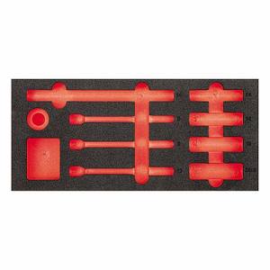 Ensemble d'outils Usag 519 M 278V, étui rigide en plastique 37x23x7.5cm, tournevis, réparation mécanique - Product Image 1