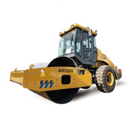 Rouleau vibratoire à tambour unique XS113E, rouleau compresseur lourd pour la construction de routes et d'infrastructures