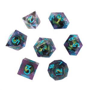Deskjoy D20 Jeu de dés polyédriques en résine Pokeball 20mm Stone Metal pour Donjons & Dragons Tabletop TRPG Playgroups COC Cthulhu - Product Image 4
