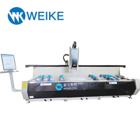 Máquina CNC WEIKE de 3000 mm de Alta Precisión para Perforación y Fresado de Perfiles de Aluminio con Motor de 380V 10250W para Fabricación de Puertas y Ventanas