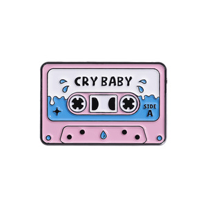 En gros, Pin's en émail, broche et badge en métal vintage en forme de cassette musicale rétro des années <span class=keywords><strong>80</strong></span> pour sac à dos, veste, chapeau, cadeau - Product Image 6