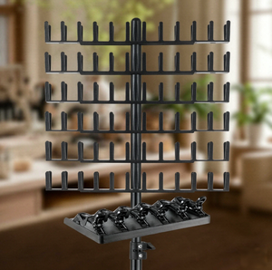 Adjustable Braiding Stand Floor <b>Hair</b> Weaving Rack Telescopic Braid Station for Salon Home Use - Product Image 3