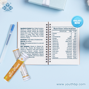 วิตามินซีคอมเพล็กซ์ชนิดเม็ดฟู่ ความเข้มข้นสูง บำรุงคอลลาเจน เหมาะสำหรับนักเดินทางและนักธุรกิจ มีจำหน่ายแล้ว - Product Image 5