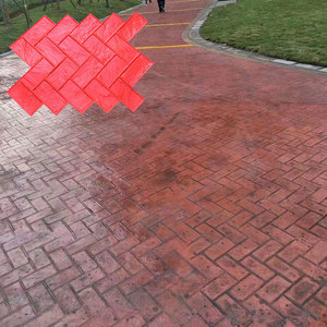 Myfs แม่พิมพ์ซีเมนต์พิมพ์ลายพื้นแบบทำมือศิลปะคอนกรีต PU นูนสามารถใช้เป็นวัสดุปั๊ม - Product Image 1