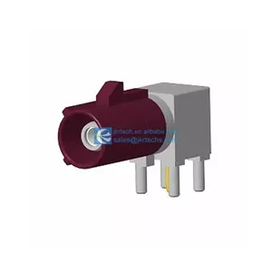Connectors Supplier Fa1-<strong>Ndrp</strong>-Pcbt10 Smb Fakra Connector Plug Male Pin 50 Ohms Through Hole Right Angle Solder Fa1ndrppcbt10 - Product Image 1