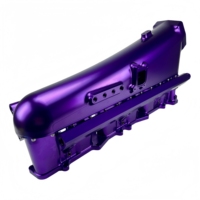 Collecteur d'admission RB26 en aluminium usiné CNC avec composants en acier inoxydable pour voiture de course Nissan