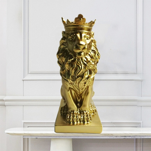 รูปปั้นต้นไม้ลิงทำจากเรซินสีทองสำหรับบ้านห้องนั่งเล่นของตกแต่งสำนักงานรูปปั้นต้นไม้นำโชคฮวงจุ้ยของขวัญปีใหม่ - Product Image 5