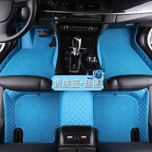 Tapis de sol de voiture pour femmes, étanche, à bas <span class=keywords><strong>prix</strong></span>, ensemble complet coloré 5D, fournitures d'usine, nouveau - Product Image 2
