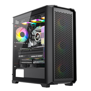 Tháp lớn PC trường hợp OEM đầy đủ trường hợp chơi game ATX Hot Bán số lượng lớn các bộ phận máy tính SPCC lớp phủ màu đen ATX Máy tính để bàn máy tính rỗng PC trường hợp - Product Image 1