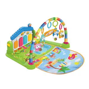 Sıcak satış bebek aktif oyunu oyuncak kapalı oyunları yumuşak Playmat aktivite bebek emekleme piyano spor yenidoğan hediye müzik oyun matı