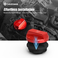 Tapa de Aluminio para Depósito de Aceite BEVINSEE para Audi A1 A3 8V RS3 8Y Q3 S3 8V TT para SEAT Leon III 5F para Cupra Formentor VZ5
