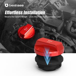 Tapa de Aluminio para Depósito de Aceite BEVINSEE para Audi A1 A3 8V <span class=keywords><strong>RS3</strong></span> 8Y Q3 S3 8V TT para SEAT Leon III 5F para <span class=keywords><strong>Cupra</strong></span> Formentor VZ5 - Product Image 6