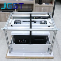 Système de levage robuste JGST JG-12YX pour projecteur de cinéma maison, téléviseur et enceintes, support sonore pour scène/gouvernement