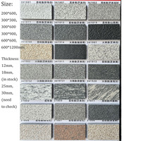 Carreaux de sol extérieurs en porcelaine mate résistants aux intempéries, couleur et taille personnalisées, 12 mm, 18 mm, antidérapants, texture pierre, pour murs extérieurs