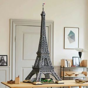 Set de Bloques de Construcción Arquitectónicos Torre Eiffel de París 1:8, Plástico ABS, Alta Dificultad, Modelo DIY en Caja para Adultos Unisex - Product Image 5