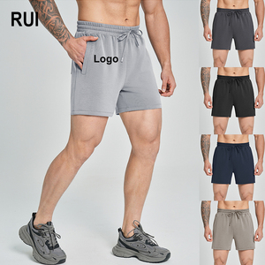 กางเกงขาสั้นออกกำลังกายผู้ชาย RUIQUWIN ขายส่ง รุ่นซัมเมอร์ น้ำหนักเบา เอวสูง เนื้อผ้านุ่ม ระบายอากาศได้ดี เหมาะสำหรับวิ่งและฟิตเนส - Product Image 1