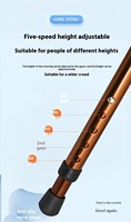 KN10YSB- # I #    En promotion : Bâton de marche triangulaire en aluminium avec siège pour personnes d'âge moyen et âgées, pliable et réglable en hauteur