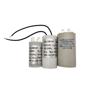 CBB61 2.5UF 400VAC metallized film Capacitor for <strong>Motor</strong> Capacitor With Wire price - Product Image 2
