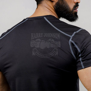Camisetas de Gimnasio de Color Sólido Cómodas y Transpirables, Camisetas con Logotipo Personalizado de la Mejor Calidad, Precio al por Mayor, Camisetas de Gimnasio para Hombre - Product Image 4
