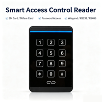 Lector de Teclado, Lector RFID de 1356mhz, Fábrica OEM/ODM, Lector Wiegand de 125khz, Sistema de Control de Acceso