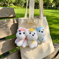 Porte-clés en peluche rembourré de coton PP pour enfants de 2 à 4 ans, unisexe