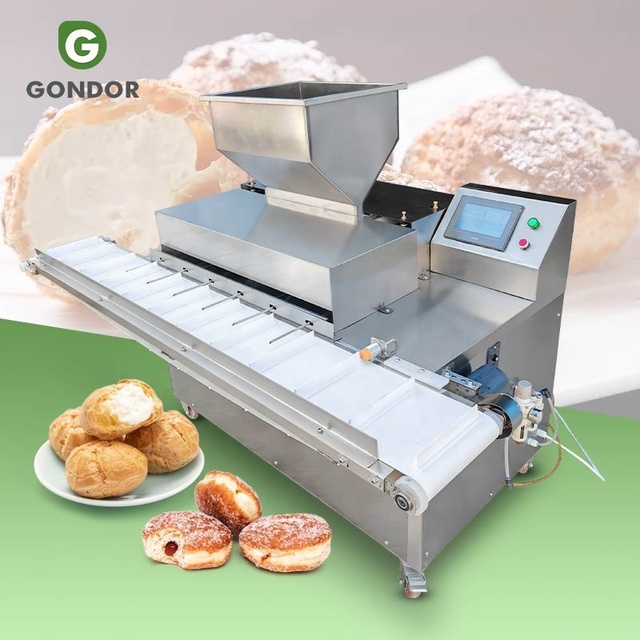 Auto Jam Bread Injector Donut Croissant Macha Automated Cheese Cream Puff Fill Inject Chocolate Machine