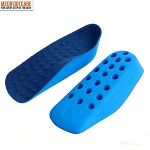 Höhenverstellbare Einlegesohlen, Tragbar in Socken, Erhöhte Gewölbestütze Halbe Einlagen Stoßdämpfung Fersenheber Polsterkissen - Product Image 2