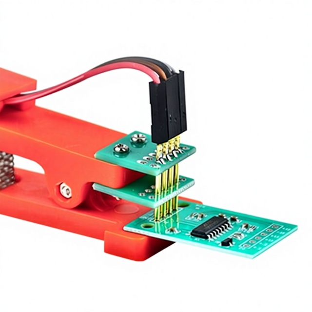 IC Test Clip Programming Fixture Pogo Pin Probe 2.54 2.0mm Pitch Single Dual Row ISP
