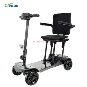 Scooter Eléctrico Plegable Ligero de Fibra de Carbono de 17 kg, Scooter Eléctrico Pequeño para Personas Mayores y con Discapacidad - Product Image 1