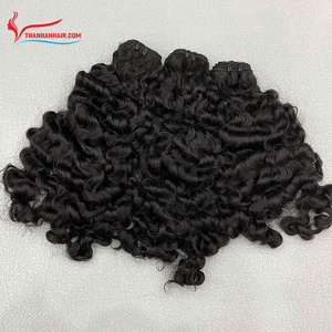 Extensiones de Cabello Humano Remy 100% Natural de Vietnam, Procesadas con Ácido, de Alta Calidad, Ondulado Natural, Tipo Bulk, Cabello con Doble Trama a Máquina - Product Image 3