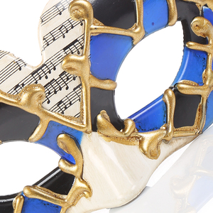 Mascarade de fête en plastique, <span class=keywords><strong>demi</strong></span>-<span class=keywords><strong>visage</strong></span> vénitien traditionnel, <span class=keywords><strong>dessin</strong></span> à la main, pour le carnaval Musical de venise - Product Image 6