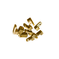 Service de fraisage CNC sur mesure, support en L en alliage de laiton, composants de contact électrique usinés CNC, MOQ 1 pièce, livraison 15-20 jours