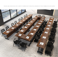 Tables pliantes personnalisées, meubles scolaires, Table de conférence, de bureau pliable pour étudiants