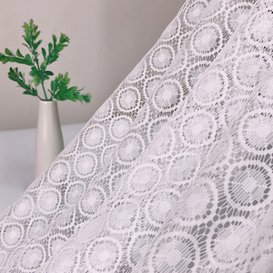 Stile europeo Grommet Top finestra trasparente oscurante drappo <span class=keywords><strong>moderno</strong></span> camera da letto <span class=keywords><strong>soggiorno</strong></span> in pizzo in poliestere tenda trasparente - Product Image 4