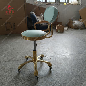 Chaise de travail spéciale grande taille pour salon de beauté et barbier, pivotante, relevable, tabouret rond à roulettes, vente chaude - Product Image 6