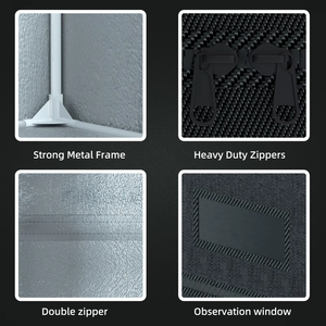 OEM thương mại phát triển Lều | tùy chỉnh kích thước sân sau hệ thống thủy canh với khung kim loại gia cố - Product Image 4