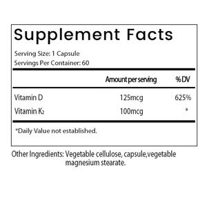 Capsules de vitamine D3 et K2 en vente chaude OEM/ODM pour adultes, non destinées aux adolescents et aux enfants, compléments alimentaires à base de plantes - Product Image 2