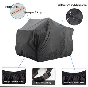 Productos prémium personalizados, 210D Oxford, impermeable, ATV, 4 ruedas, cubiertas para todas las estaciones, a prueba de clima - Product Image 4