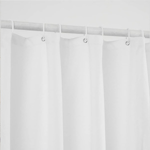 Cortina <span class=keywords><strong>de</strong></span> <span class=keywords><strong>ducha</strong></span> sin ganchos para hotel con ventana transparente, forro <span class=keywords><strong>de</strong></span> tela impermeable a presión, cortina <span class=keywords><strong>de</strong></span> <span class=keywords><strong>ducha</strong></span> <span class=keywords><strong>de</strong></span> tela - Product Image 5
