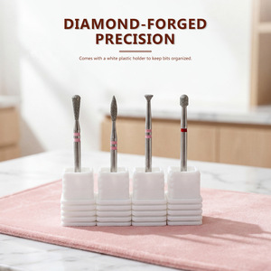 Embouts de perceuse à ongles professionnels en diamant pour enlever les cuticules, éliminer les peaux mortes, outils de manucure et pédicure pour salon - Product Image 2