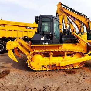 Гусеничный гидравлический бульдозер <span class=keywords><strong>Shantui</strong></span> DH16, Новое поступление, 4,3 м, дремлет, короткий радиус поворота для муниципального проекта - Product Image 4