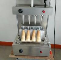 Chaîne de production automatique de mini cornets comestibles, gaufrettes, biscuits, coupes à glace et cornets à pizza pour le commerce