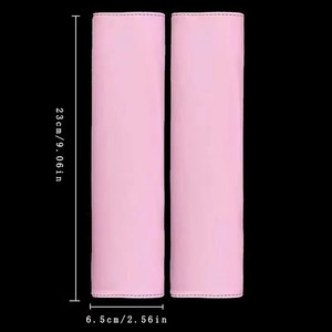 Juego de 10 Fundas Universales de Cuero Artificial para Volante de 38 cm, para Mujer, con Almohadilla para Cinturón de Seguridad, Portavasos y Adhesivo para Botón de Encendido - Product Image 4
