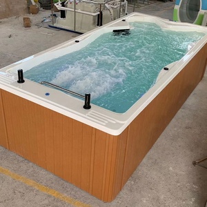 Piscina al aire libre caliente jacuzzi gran <span class=keywords><strong>SPA</strong></span> con Jets nadar bañera controlado por computadora masaje bañeras - Product Image 4