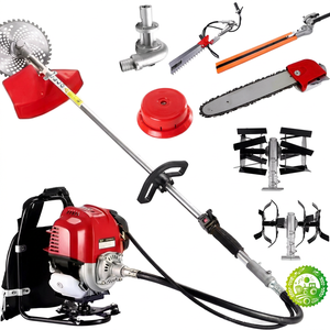 Handheld 4-Stroke Petrol 58CC Backpack Garden Mower with Side Loading Gearbox <b>Gear</b> Bearing for Farm Lawn Whacking - Product Image 1